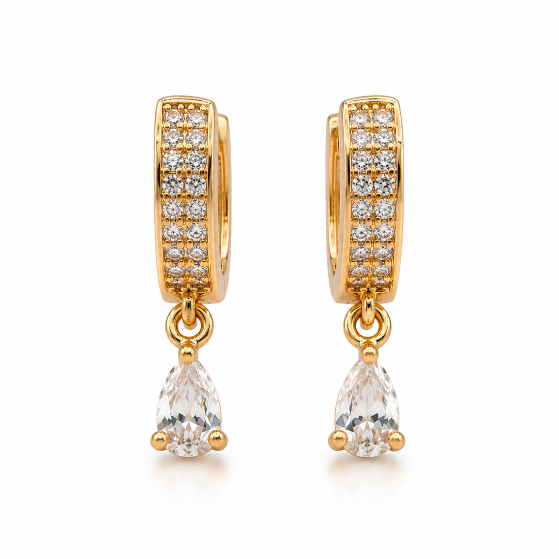 Crystal Teardrop Elegance Earrings
