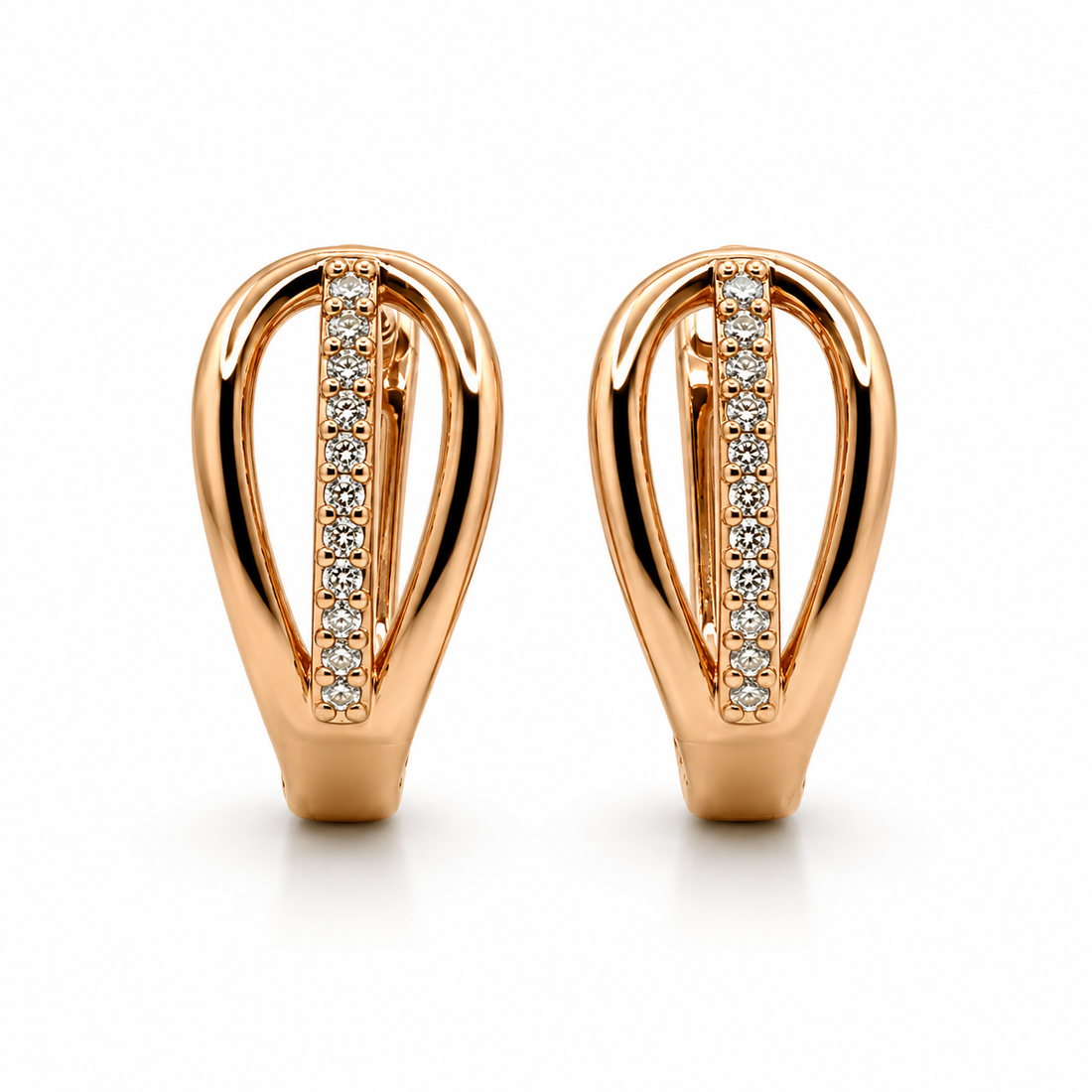 Eternal V-Luxe Hoops
