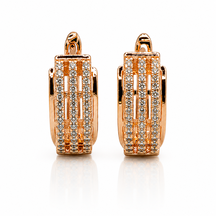 Aurelia Triple Pave Huggies
