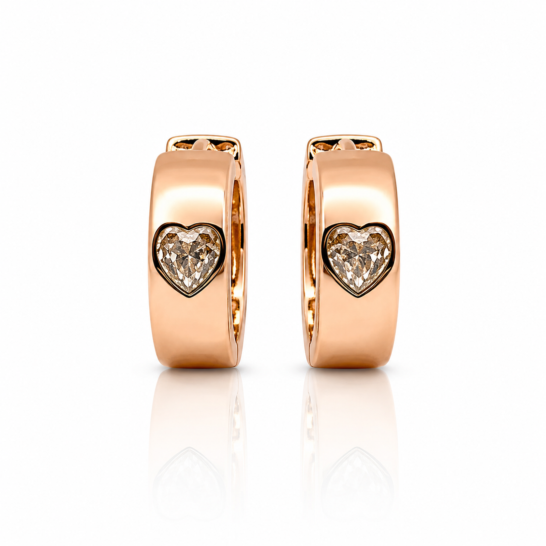 Eternal Heart Luxe Hoops