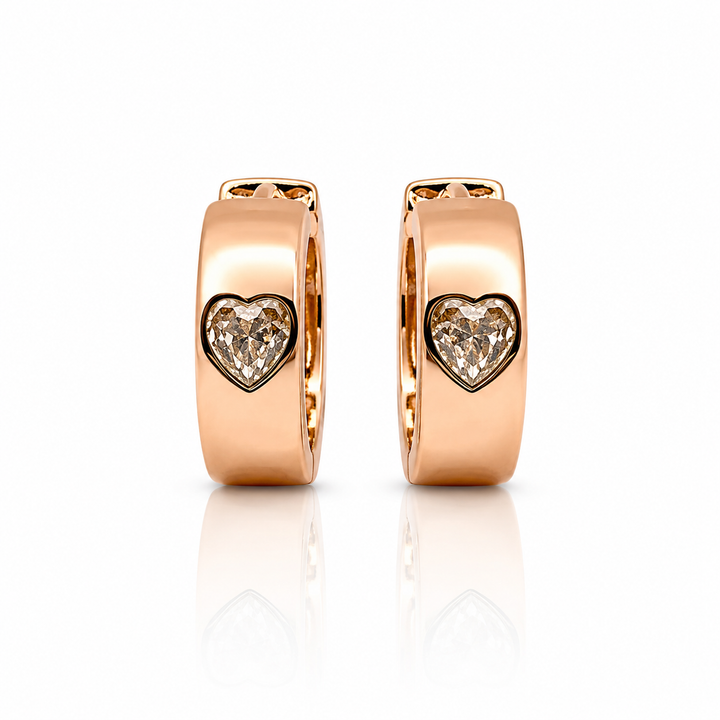 Eternal Heart Luxe Hoops