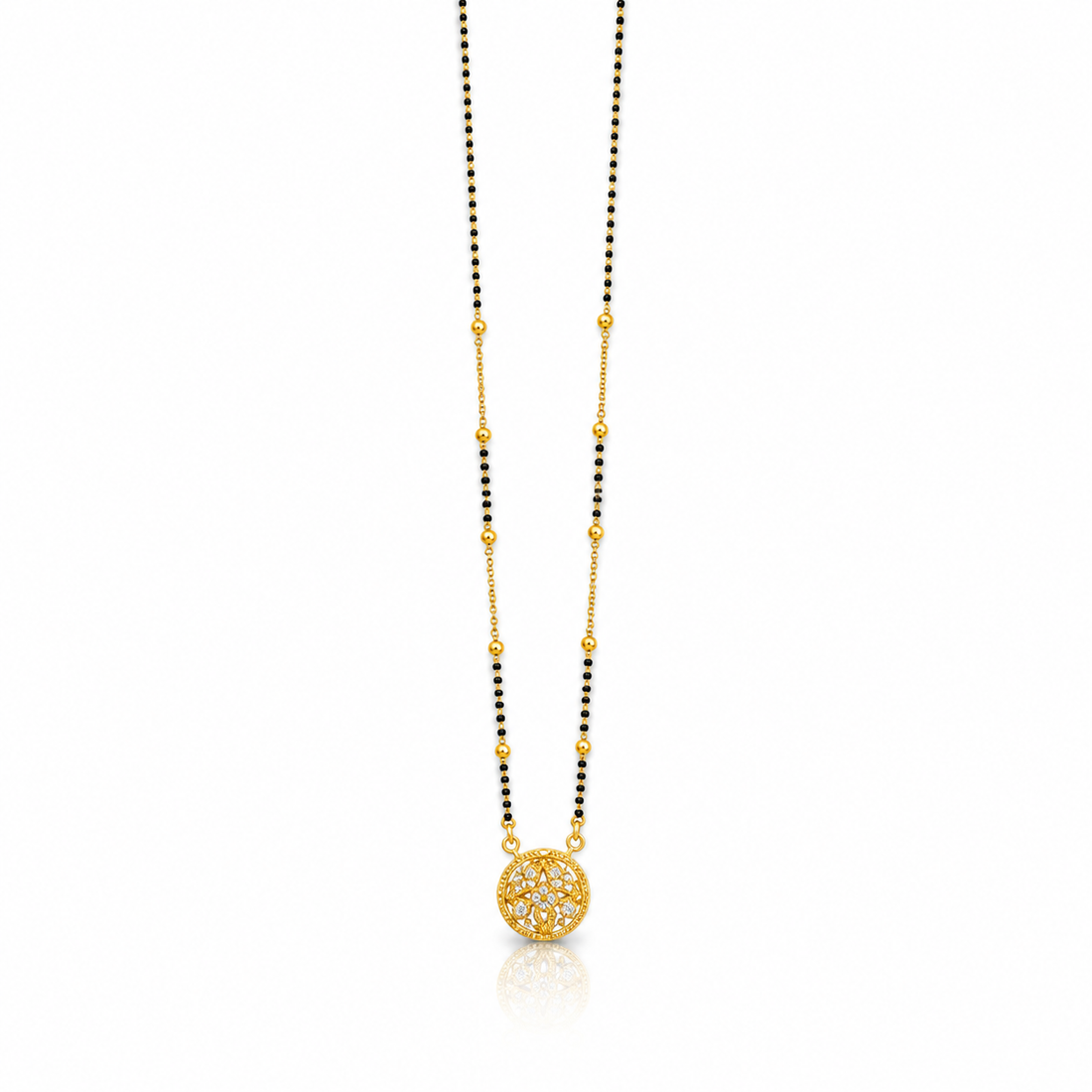 Vanya Floral Filigree Mangalsutra