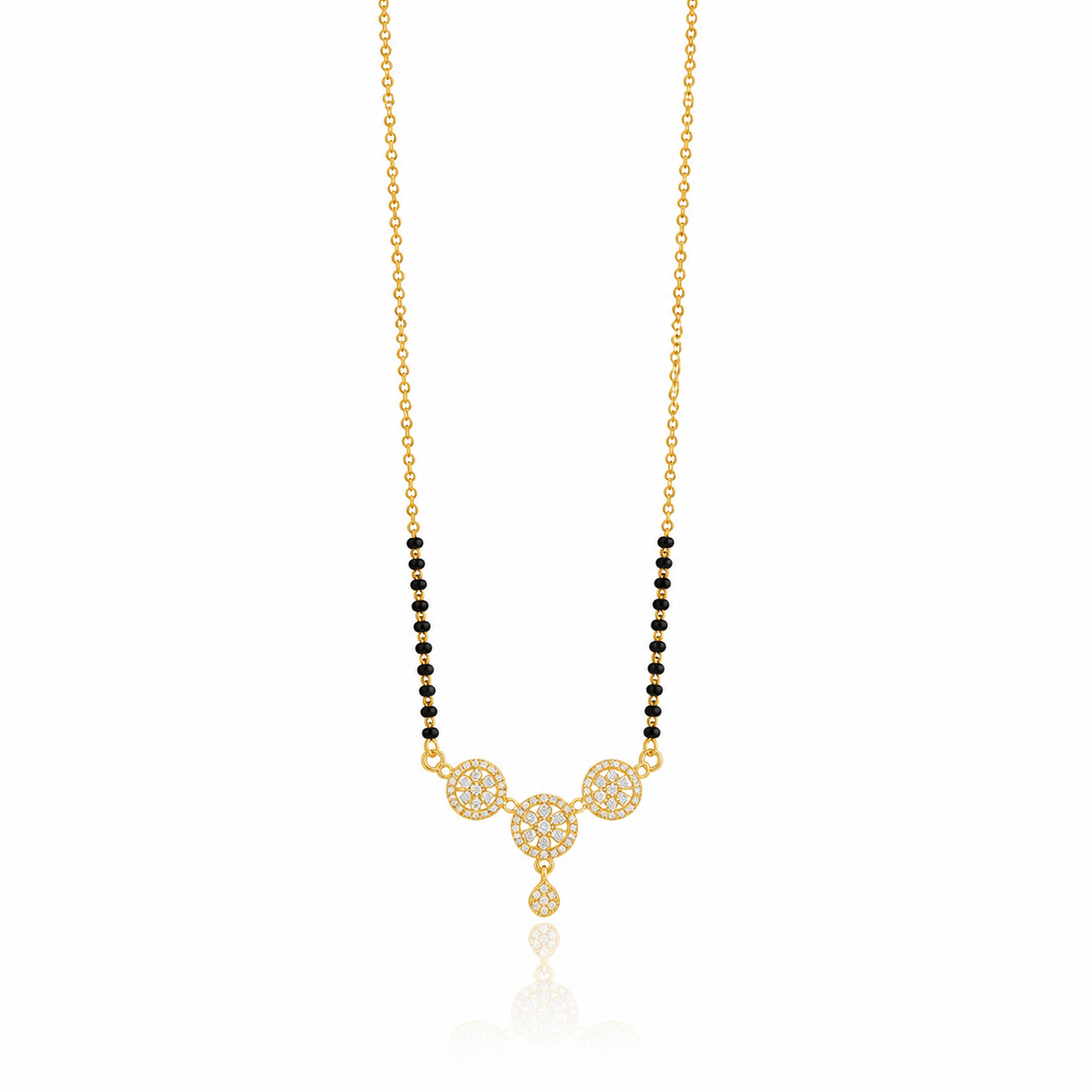 Trinity Bloom Drop Mangalsutra