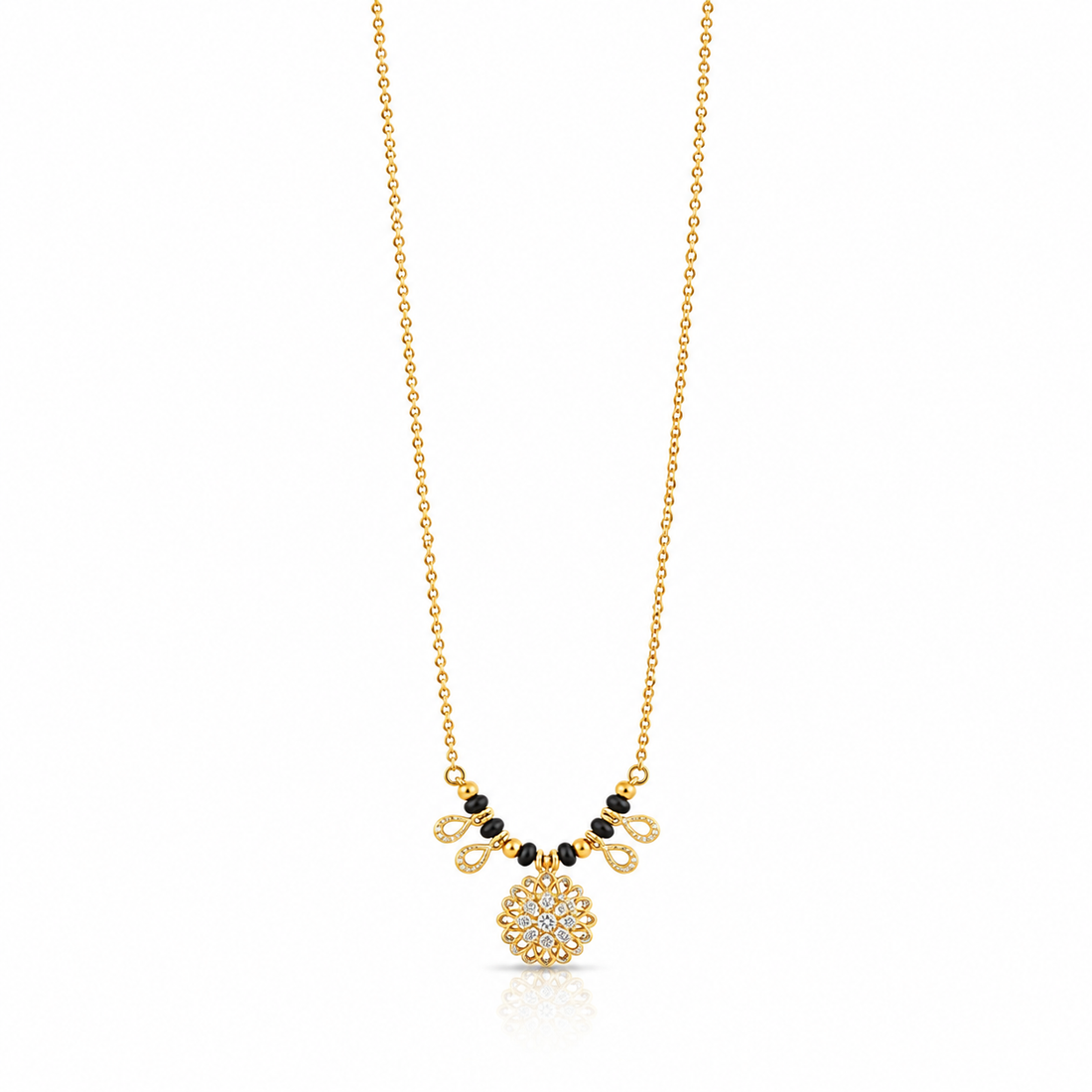 Nayra Floral Bow Mangalsutra