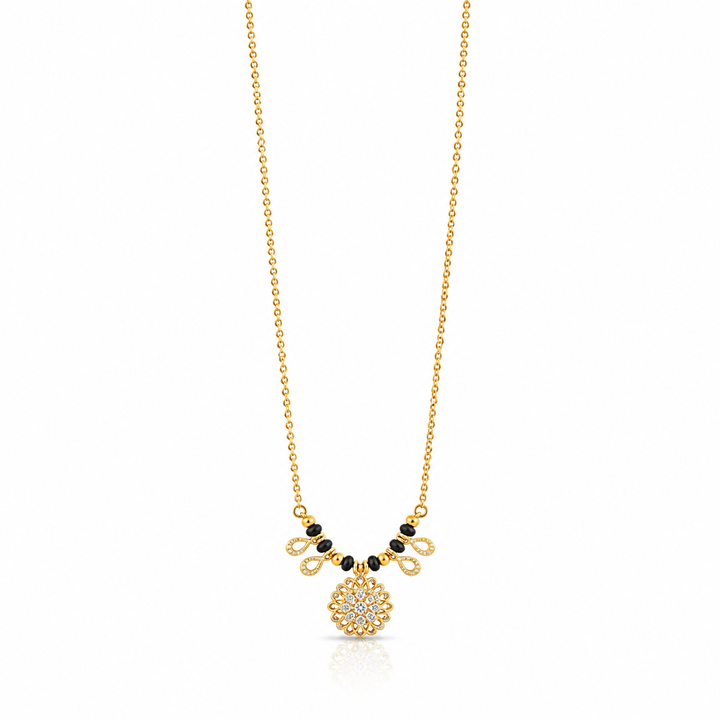 Nayra Floral Bow Mangalsutra