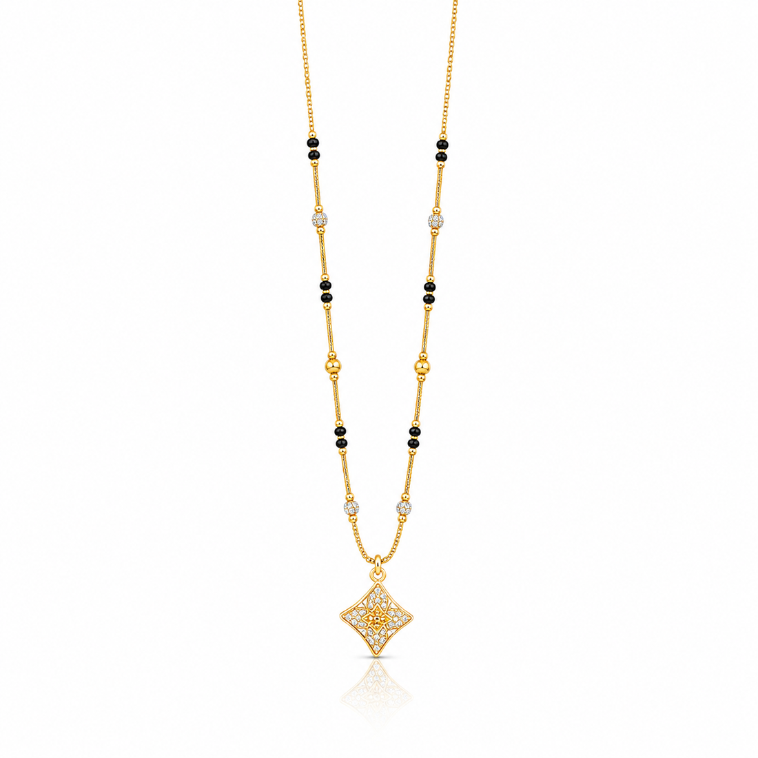 Celestial Diamond Square Mangalsutra
