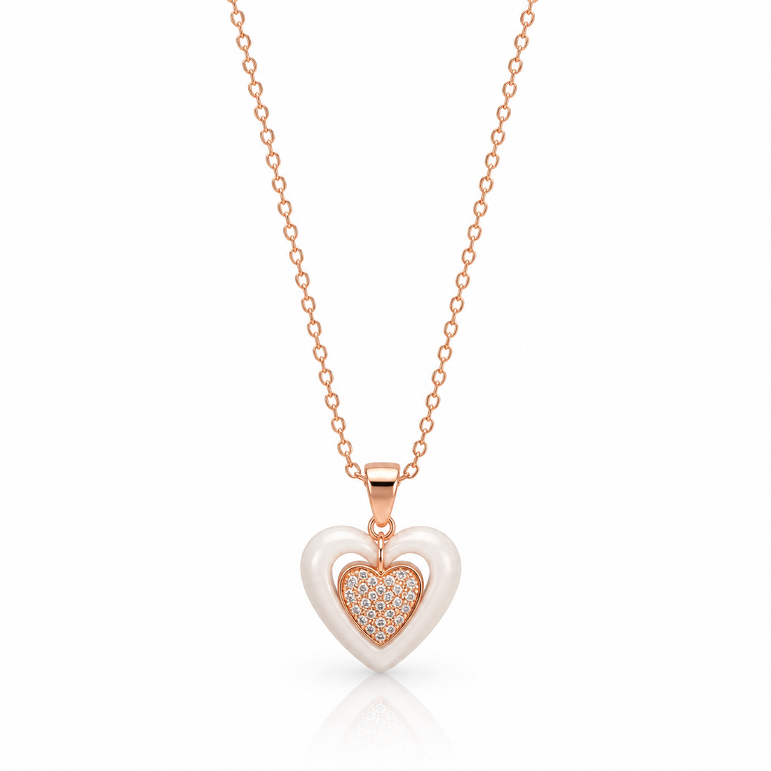 Celeste Heart Glow Pendant Chain