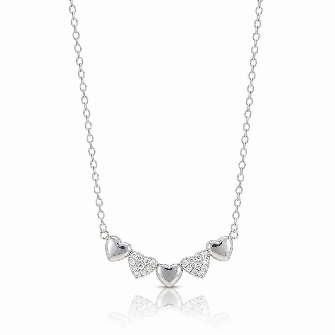Eternal Hearts Crystal Necklace