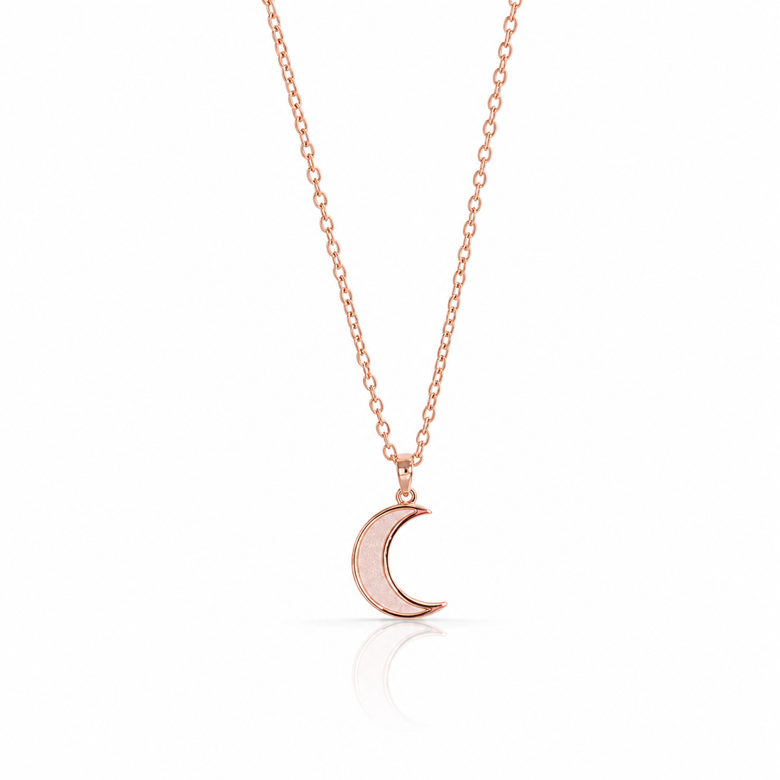 Luna Glow Crescent Pendant Chain