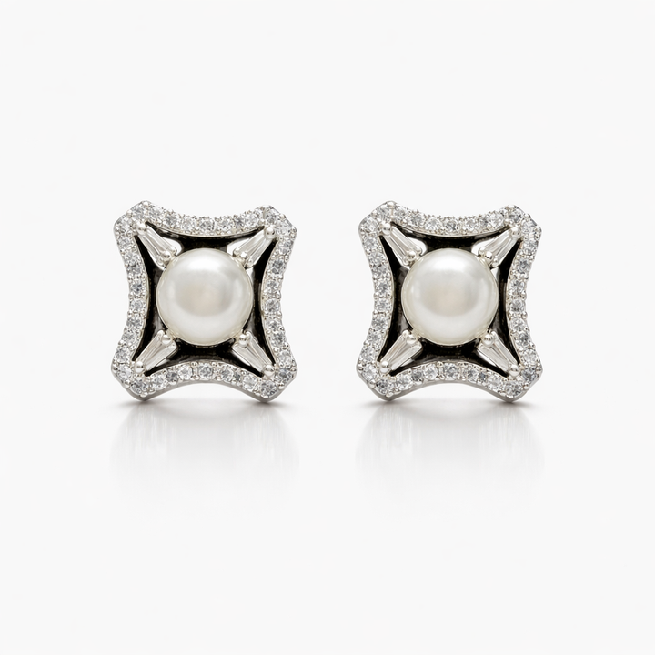 Pearl Royale Star Studs