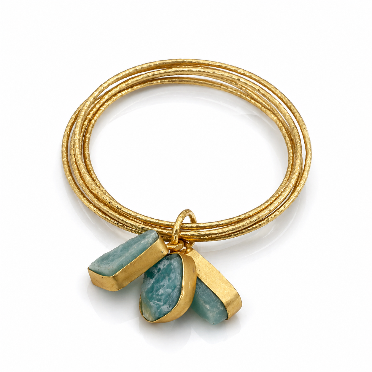 Verdant Glow Bangle Set"