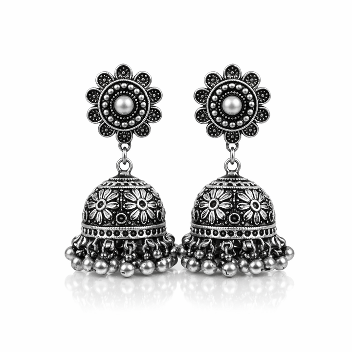 Rustic Grace Jhumkas