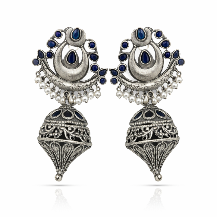 Mystic Oxidised Earrings