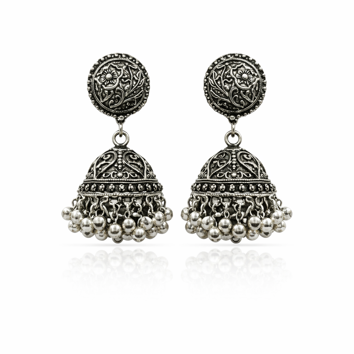 Rustic Grace Jhumkas