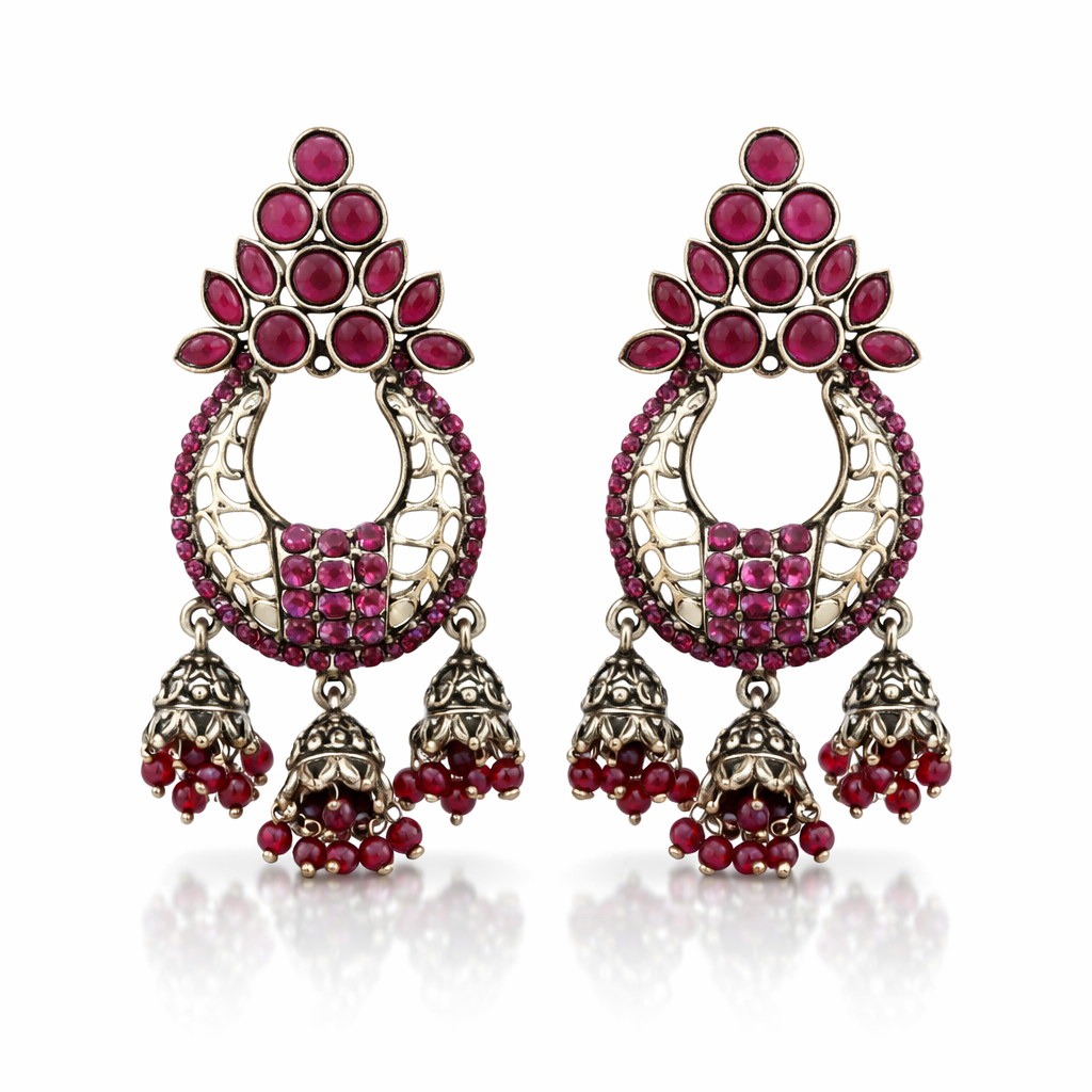 Noor Oxidised Charm