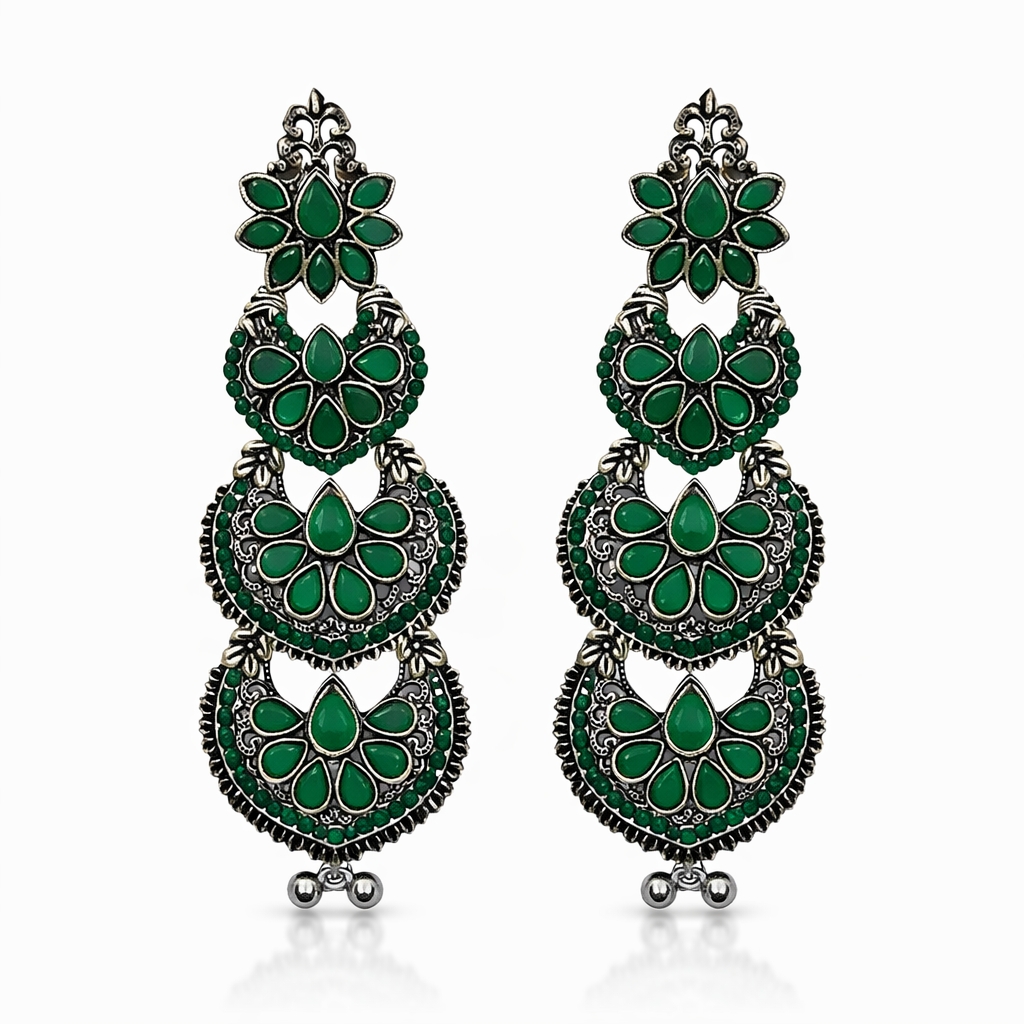 Noor Oxidised Charm