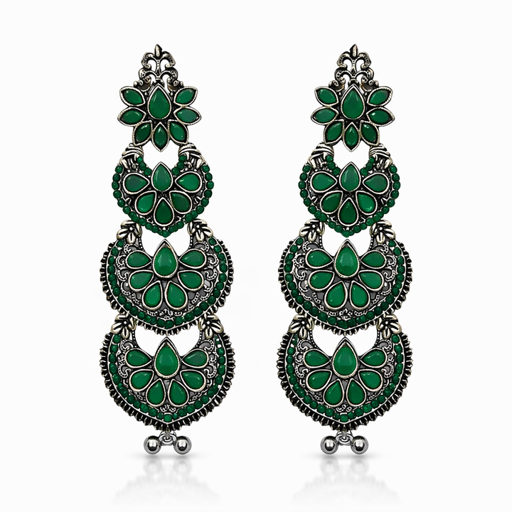 Noor Oxidised Charm