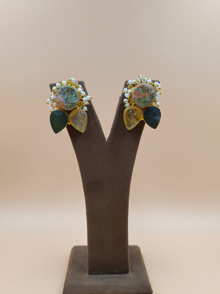 Earthstone Bloom Earrings