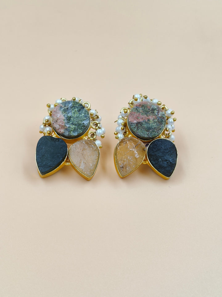 Earthstone Bloom Earrings