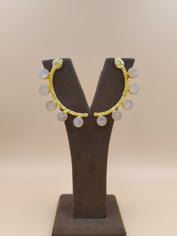 "Crystalline Curve Drops"