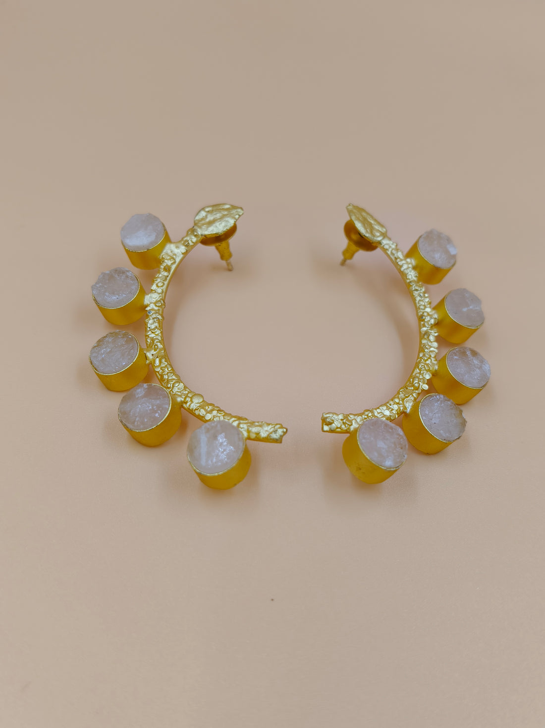 "Crystalline Curve Drops"