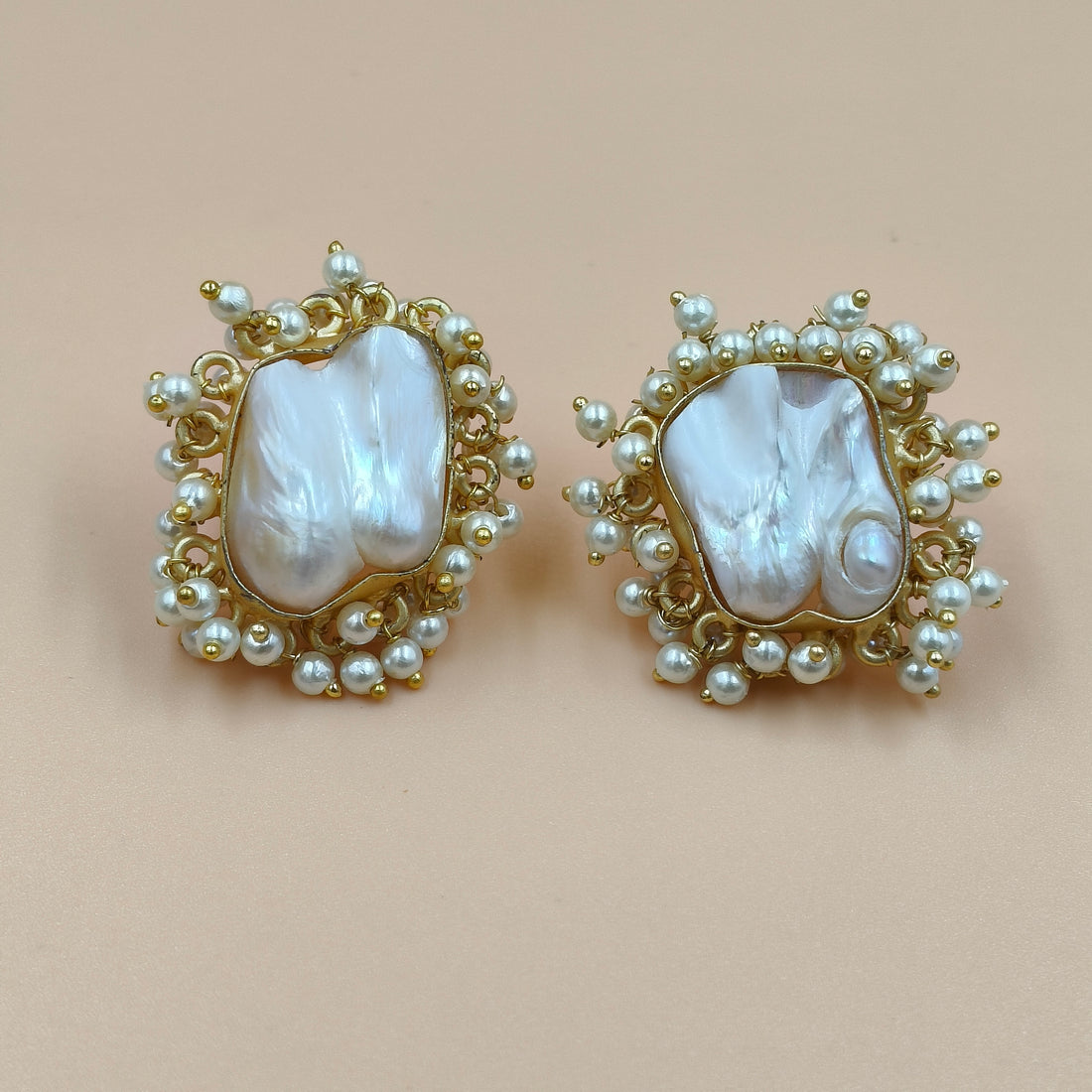 Celestial Glow Pearl Studs