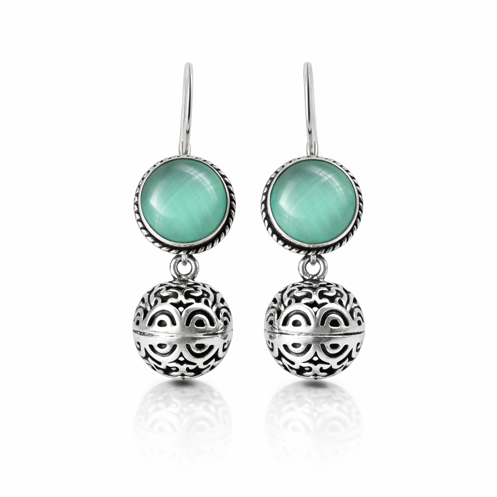 Meera – Tribal Oxidised Chandbalis