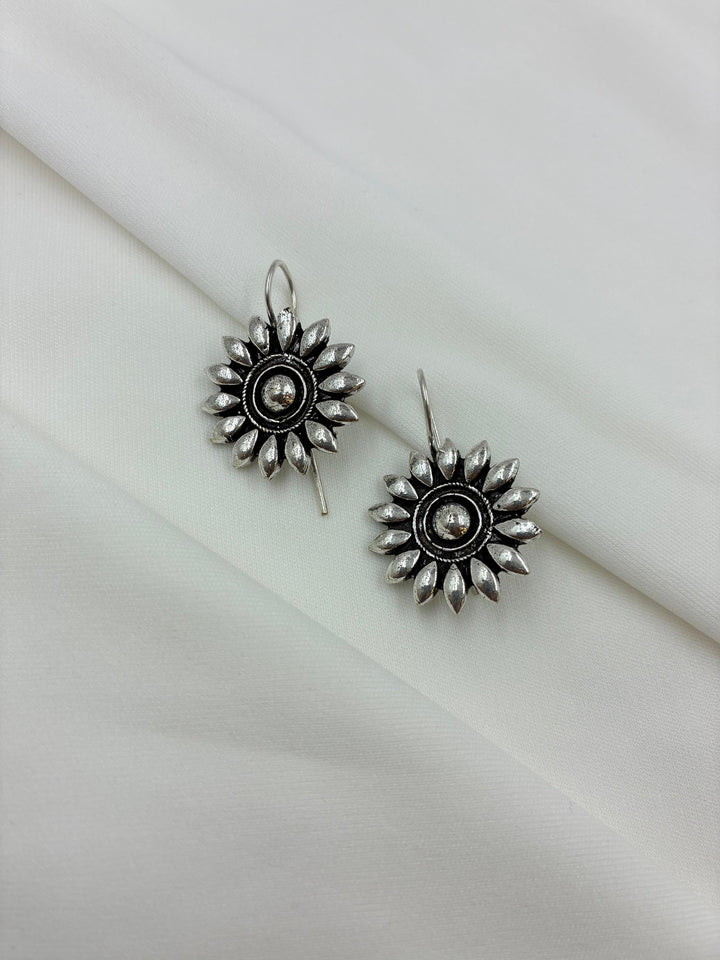 Antique Glow Oxidised Earrings