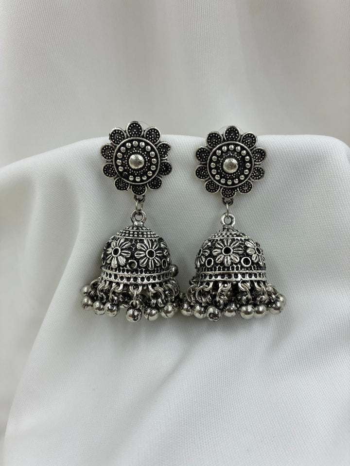 Rustic Grace Jhumkas