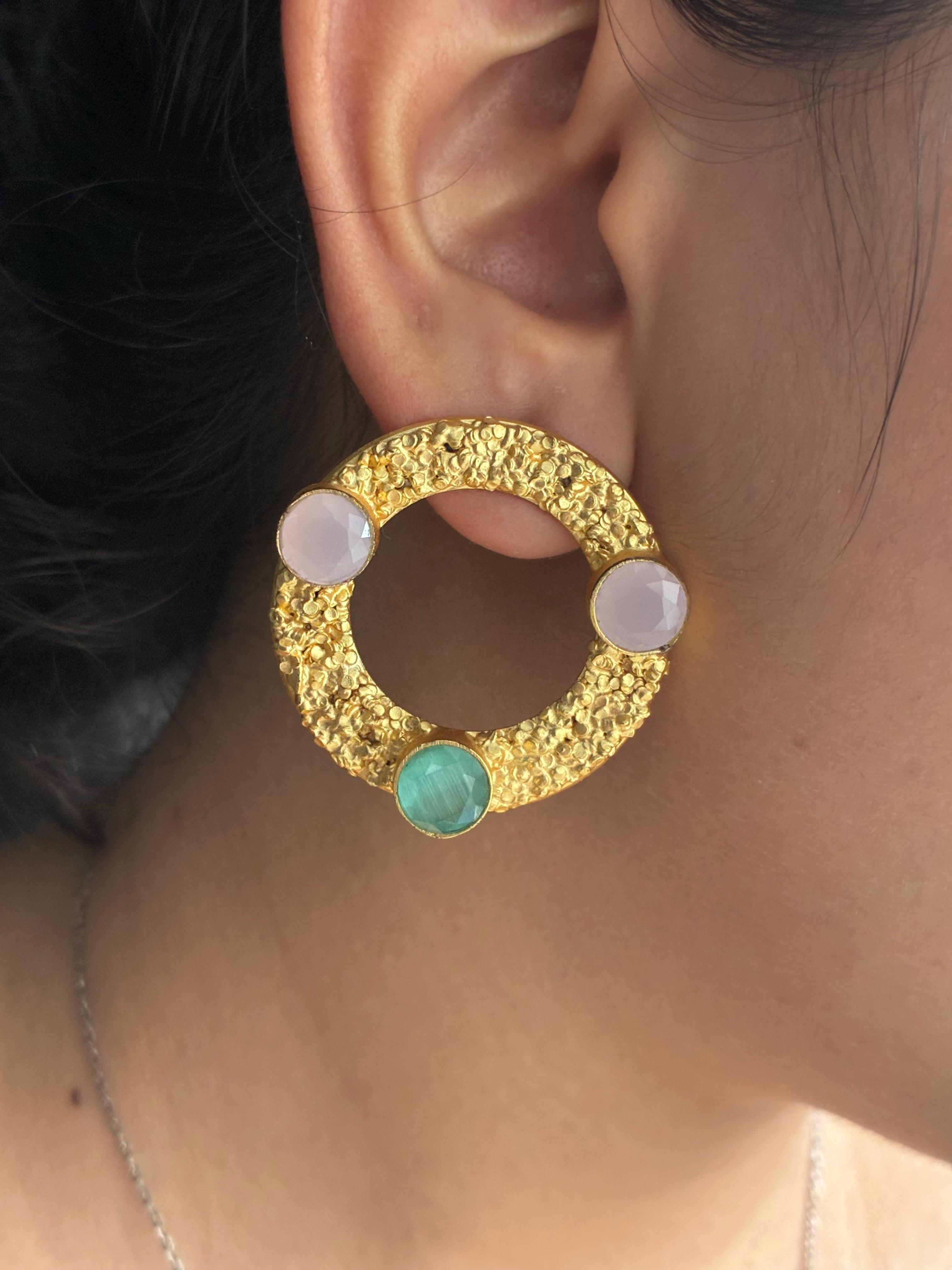 Radiant Circle Earrings
