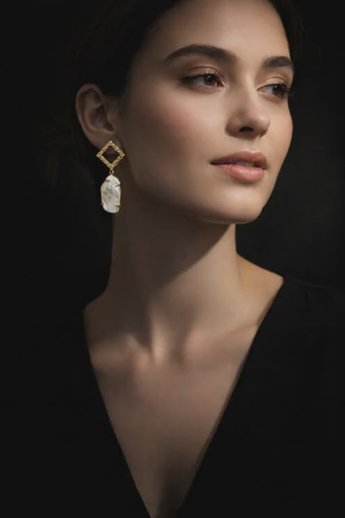 Luminous Pearl Elegance Earrings